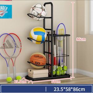 3 Tier Ball Rack Ball Storage Sports Equipment