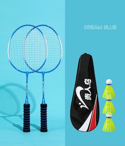 Children Kids Badminton Racquets Set – Blue