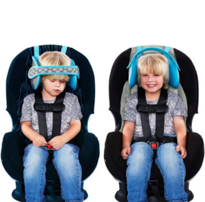 Kids Car Seat Head Support Sleeping head support- Blue