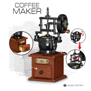 Building Blocks Vintage Coffee Machine 467PCS