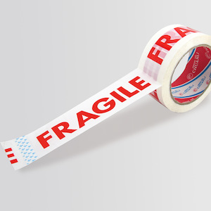 Products: Wrap and Packing Tape 48mm x 100m Fragile Warning Tape