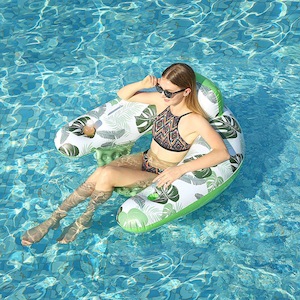 Inflatable Swimming Pool Float Floating Chair – Green