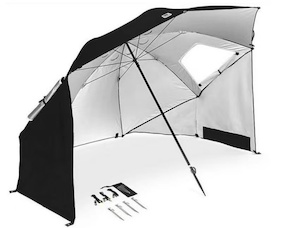 Beach Umbrella Beach Tent UV Protected Black Colour