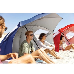 Beach Umbrella Beach Tent UV Protected Blue Colour