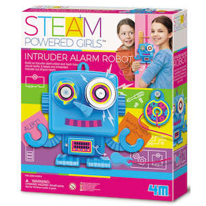 4M Steam Powered Kids Intruder Alarm Robot