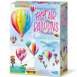 4M Kidzmaker Hot Air Balloons Mobile