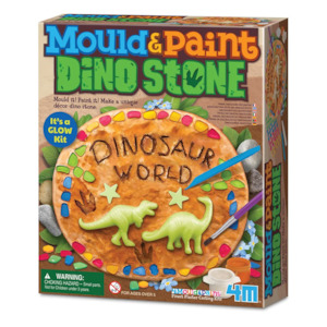 4M Kidzmaker Mould & Paint Dino Stone