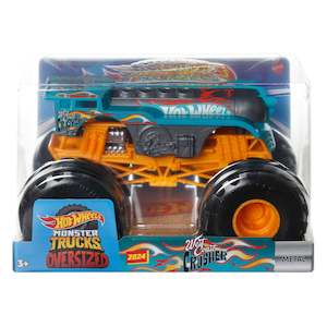 Toy: Hot Wheels 1:24 Monster Trucks Oversized - West Coast Crusher