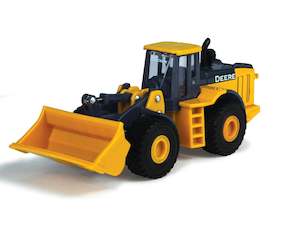 TOMY JOHN DEERE CONSTRUCTION VEHICLE WHEEL LOADER