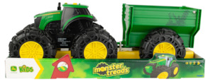 John Deere Monster Treads Tractor And Wagon