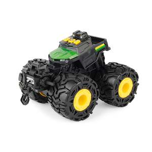 TOMY John Deere Kids 6 Inch Monster Treads Lights & Sounds Vehicle Gator