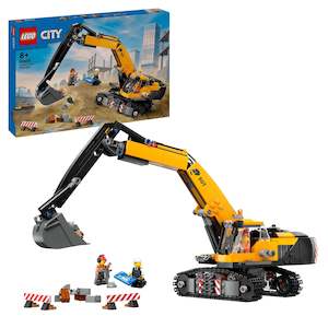 LEGO 60420 City Yellow Construction Excavator