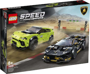 LEGO 76899 Speed Champions Lamborghini Urus St-X & Lamborghini Huracan Super Trofeo Evo