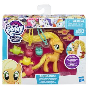 Toy: My Little Pony Twisty Twirly Hairstyles Pony Applejack