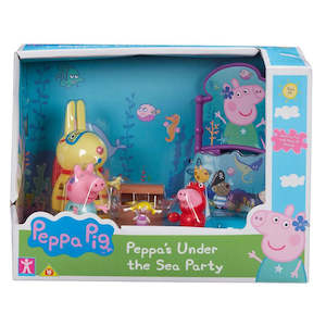 Peppa Pig Theme Playset Peppa's Under The Sea Party