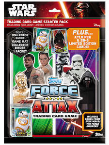 Star Wars FoRCe Awakens FoRCe Attax Trading Card Starter Pack