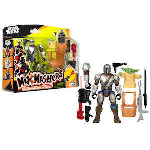 Star Wars Mixmashers Mando And Grogu Deluxe Figure