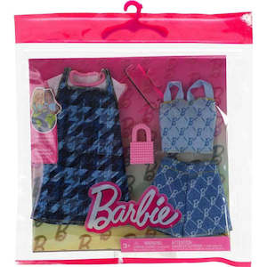 Toy: Barbie Fashion Pack Blue Denim Dress Set