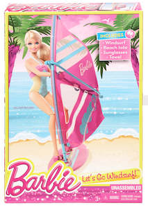 Barbie On The Go Accessory Lets Go Windsurf