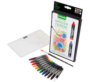 Crayola Signature Water Colour Crayons 12 Pack