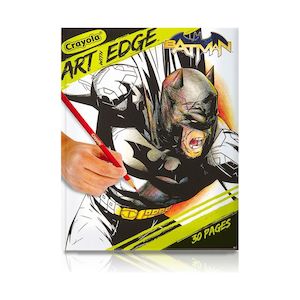 CRAYOLA ART WITH EDGE BATMAN 30PG COLOURING BOOK