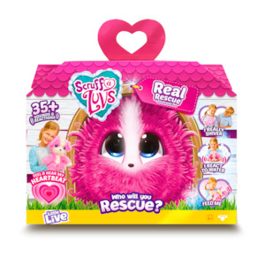 Little Live Pets Scruff A Luvs Real Rescue Surprise Interactive Pet Pink