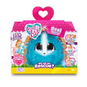 Little Live Pets Scruff A Luvs Real Rescue Surprise Interactive Pet Blue