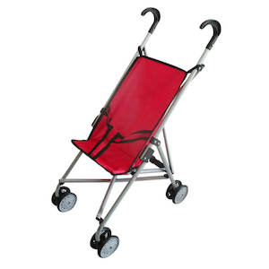 Playworld Red Dolls Umbrella Stroller