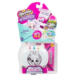 Shopkins Lil Secrets Mini Playset Secret Lock Lovely Hearts Garden Party