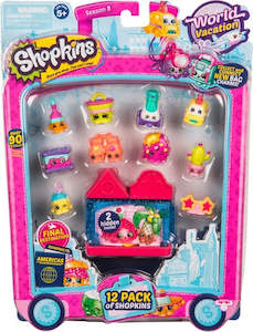 Shopkins Series 8 World Vacation Americas 12 Pack Assorted Styles