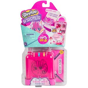 Shopkins Lil Secrets Mini Playset Secret Lock Peacock Gala