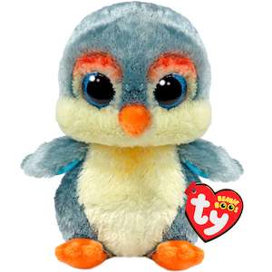 Toy: Ty Beanie Boo Regular - Fisher Gray Penguin