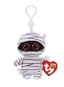 Ty Beanie Boos Clip On Mummy The Mummy White