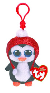 Ty Beanie Boos Clip - Gale The Christmas Penguin