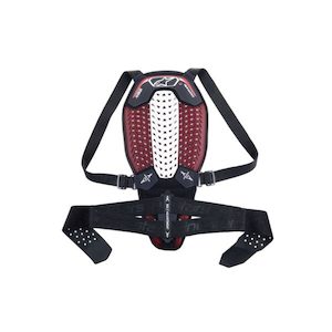 Alpinestars Nucleon Plasma Back Protector With Strap Black/White/Red