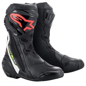 Supertech R Boots Black/White/Red Fluoro/Yellow Fluoro