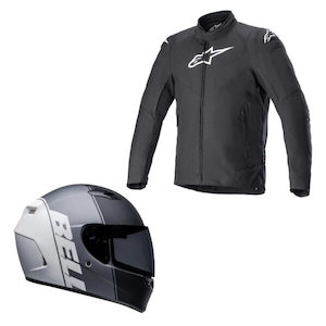 COMBO: Alpinestars RX-3 Waterproof Jacket + Bell Qualifier Ascent Helmet