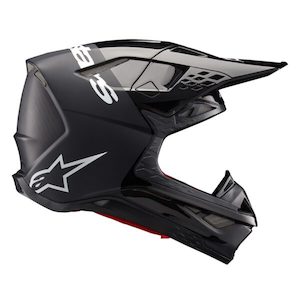 Alpinestars Supertech S-M10 Helmet Flood Black/Dark Gray Matte/Gloss