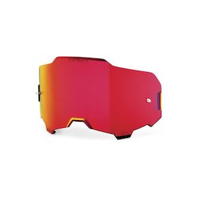 100% Armega/ARmatic Goggle Injected Lens HiPER Mirror Red