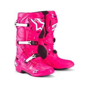 Alpinestars Tech-10 MX Boots Diva Pink/White