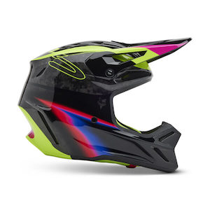 Motorcycle or scooter: Fox V3 Rs Energy Helmet Mips Ce Black