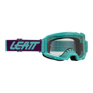 Motorcycle or scooter: Leatt 2.5 Vizion Goggle Aqua Clear 90 VLT