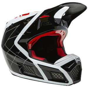 Fox V3 Rs Celz Helmet Ece Red/black/white