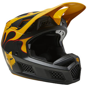 Fox V3 Rs Supr Trik Helmet Ece Black/yellow