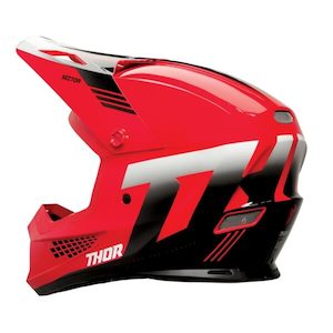 Helmet S24 Thor Mx Sector 2 Carv Rd/wh