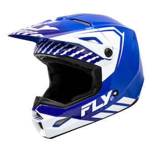 FLY Racing 2024 Kinetic Menace Helmet – Blue / White