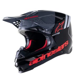 Supertech S-M8 Radium 2 Helmet Black/Neon Red