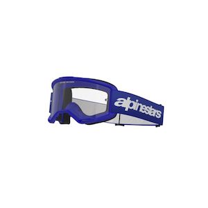 Vision 3 Wordmark Goggle Blue – Clear Lens