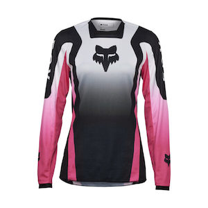 Motorcycle or scooter: Fox Womens 180 Lean Jersey Black/pink