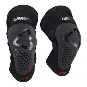 Motorcycle or scooter: Leatt Knee Guard 3DF 5.0 Evo – Black